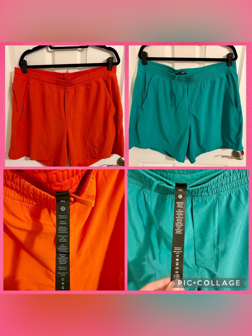 2 pairs of EUC lululemon athletica Athletic Shorts — XXL